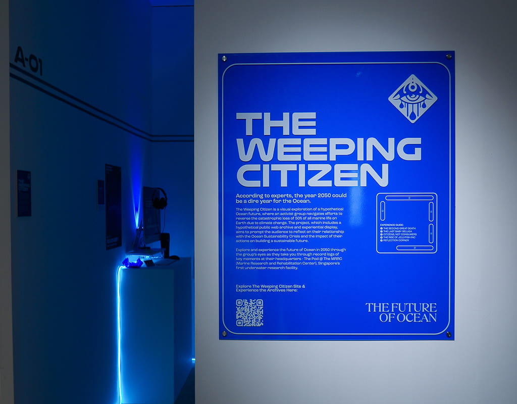The Weeping Citizen: The Future of Ocean in 2050 at NTU ADM Portfolio