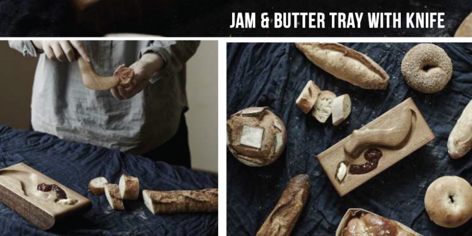 Jam & Butter Tray With Knife at NTU ADM Portfolio