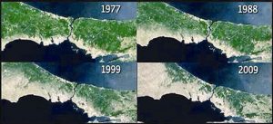 Satellite images of İstanbul