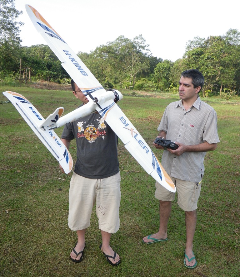 A drone that can be used to monitor vast areas of land more cheaply.  Credits: http://www.orangutan.com/projects/conservation-drone-project/
