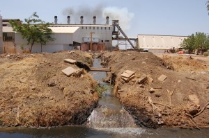 Toxic waste from factory Source: postconflict.unep.ch