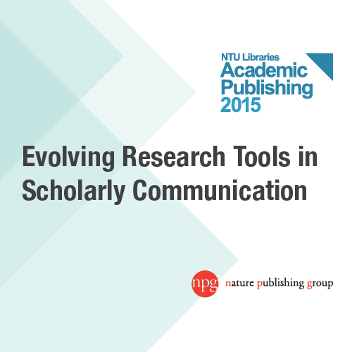 12 Mar: Evolving research tools in scholarly communication