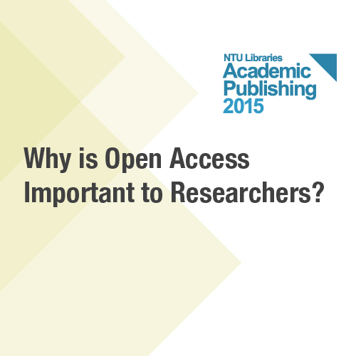 3 Mar: Why is Open Access Important to Researchers