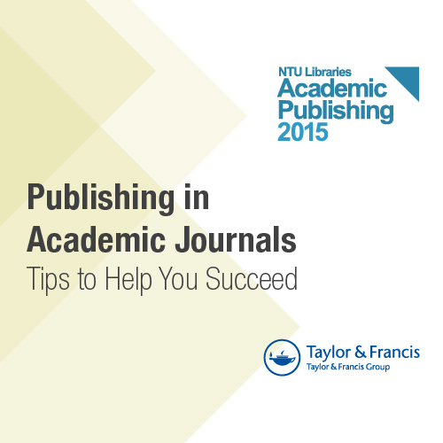 4 Mar: Publishing in Academic Journals