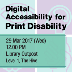 Digital Accessiblity for Print Disability