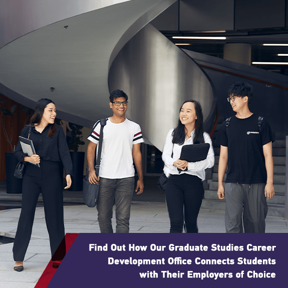 Find Out How Our Graduate Studies Career Development Office Connects Students with Their Employers of Choice