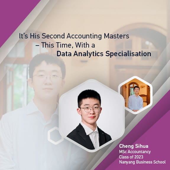 It’s His Second Accounting Masters – This Time, With a Data Analytics Specialisation