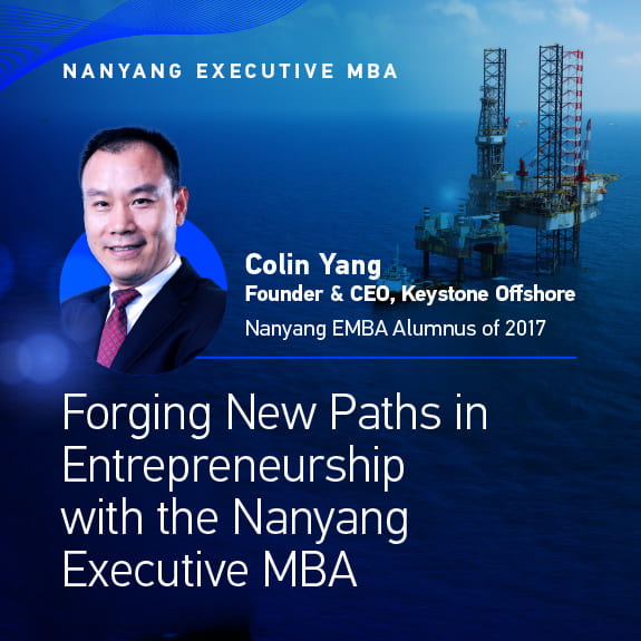 Forging new paths in entrepreneurship with the Nanyang Executive MBA