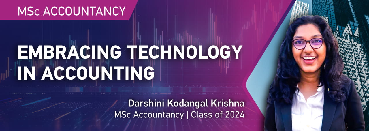 Embracing Technology In Accounting With The MSc Accountancy Programme banner