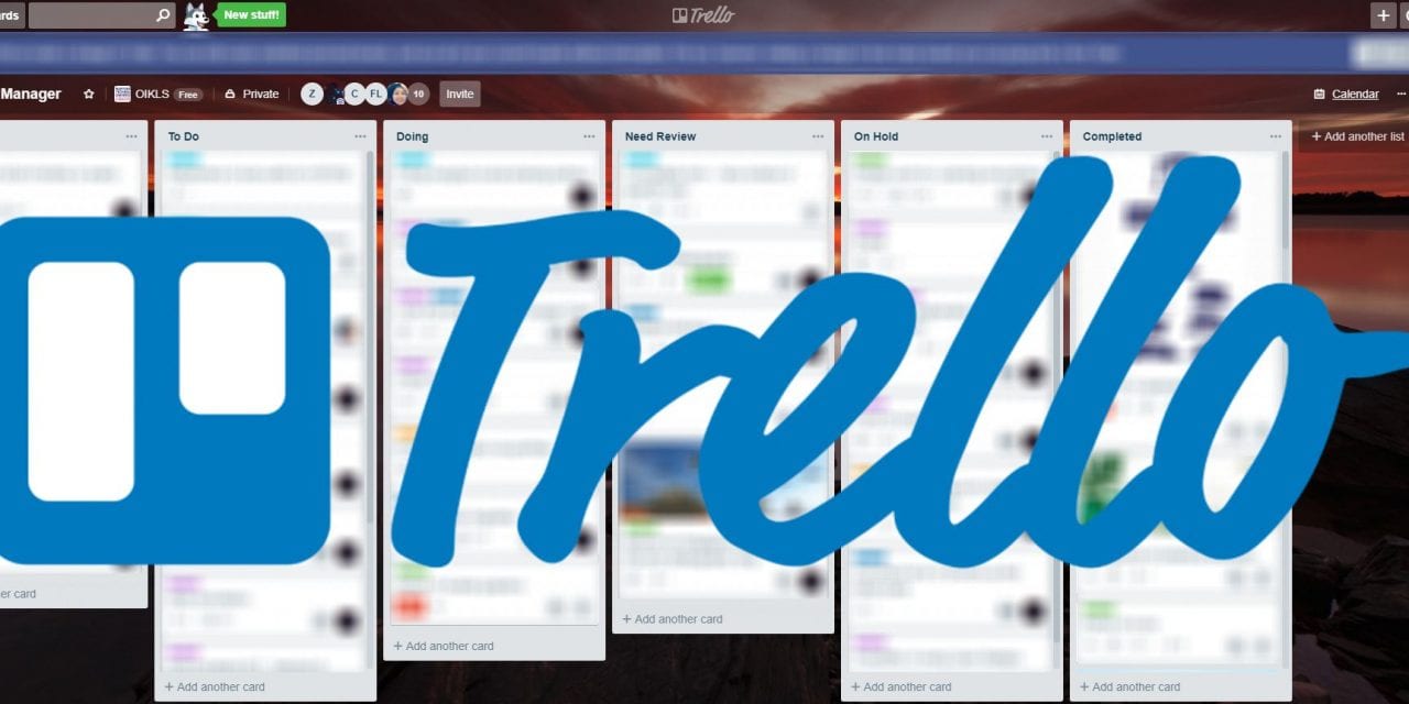 Using Trello to manage tasks