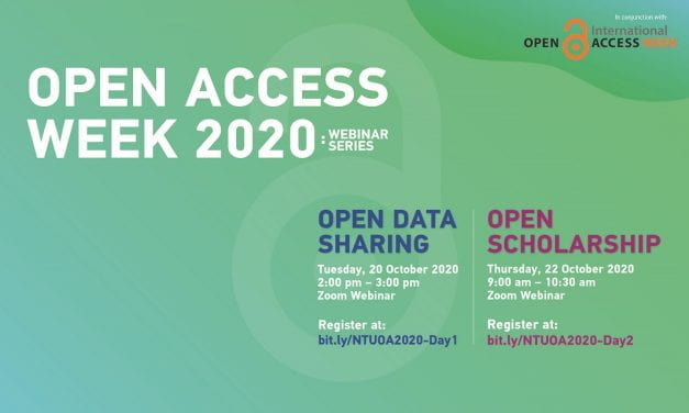 Open Access Week 2020: Webinar Series