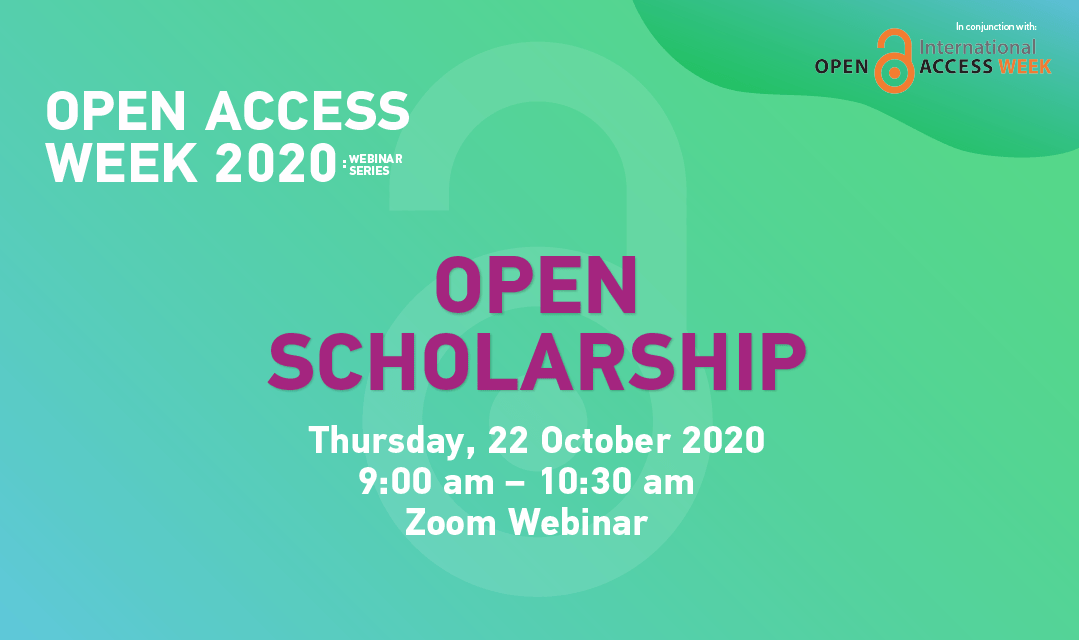 Open Access Week 2020: Open Scholarship