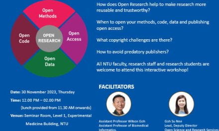 NTU Open Research Expedition: Workshop on Open Research