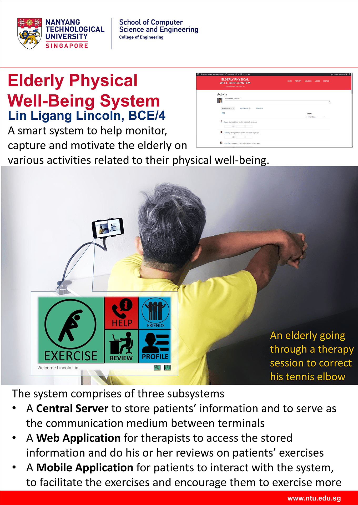 Elderly Physical Well Being System