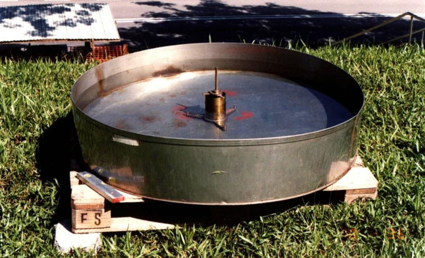 Evaporation pan