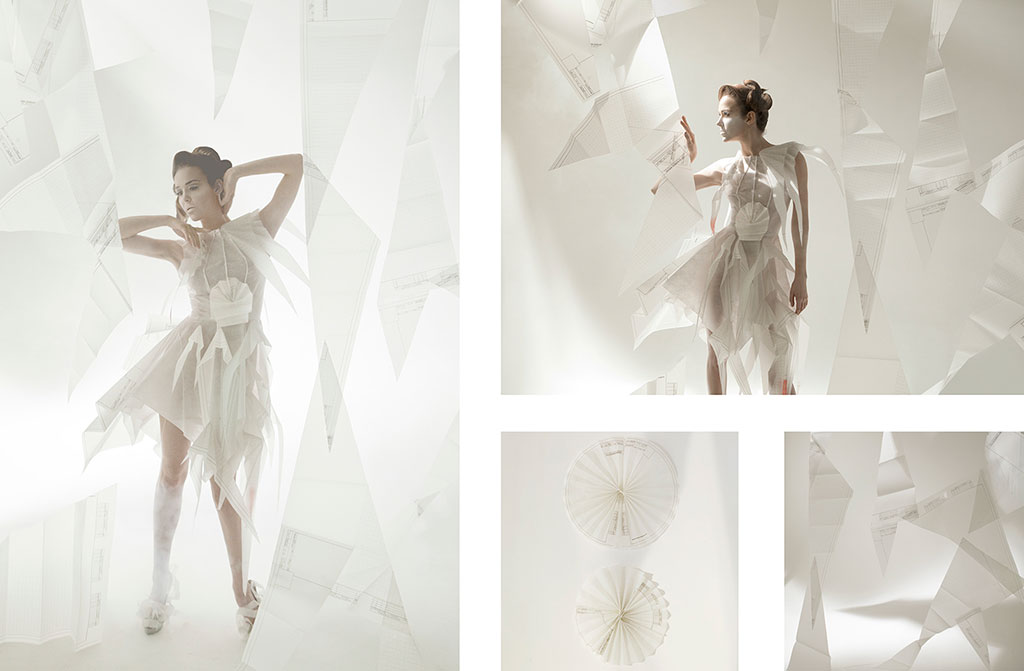 Illuminating Paper Dresses